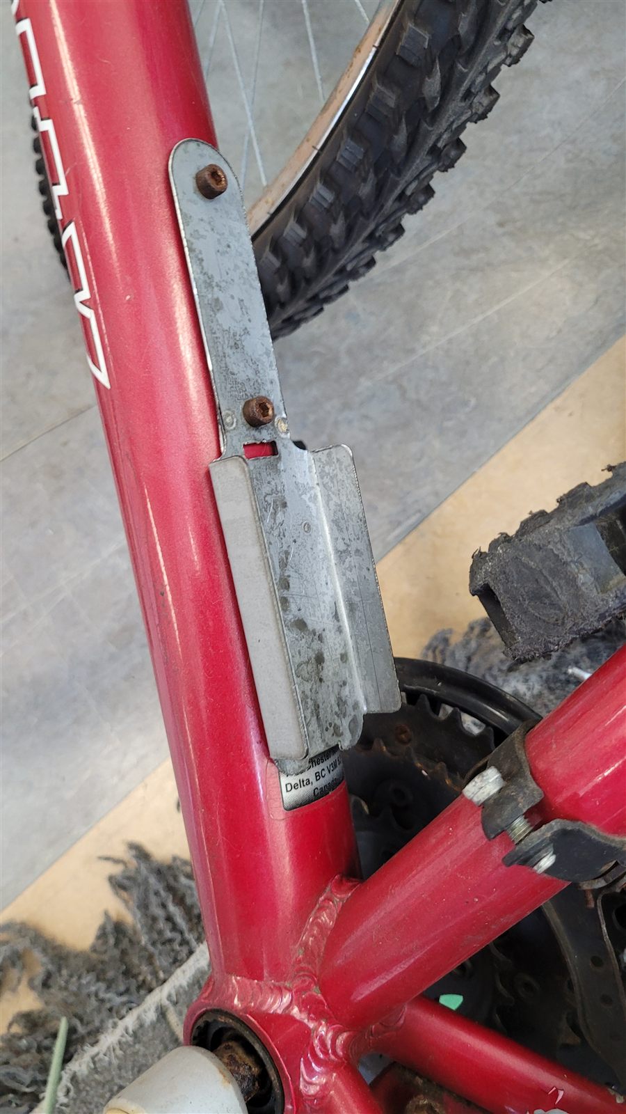 Bike tool holder prototype