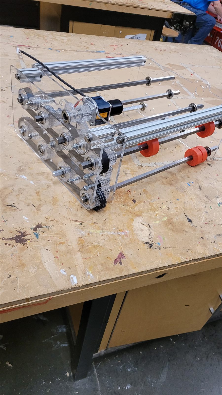 Finished roller intake