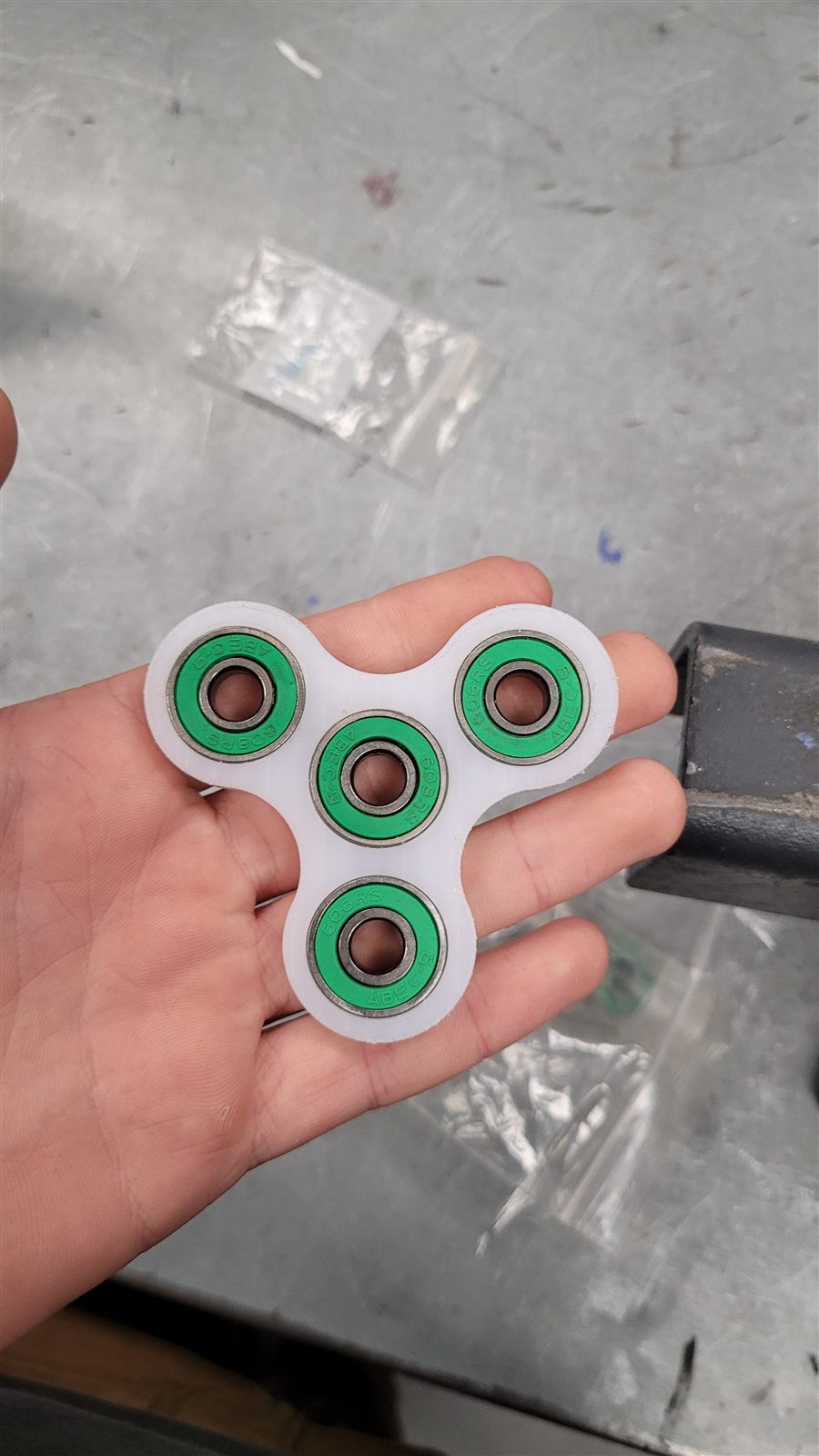 CNC machined fidget spinner