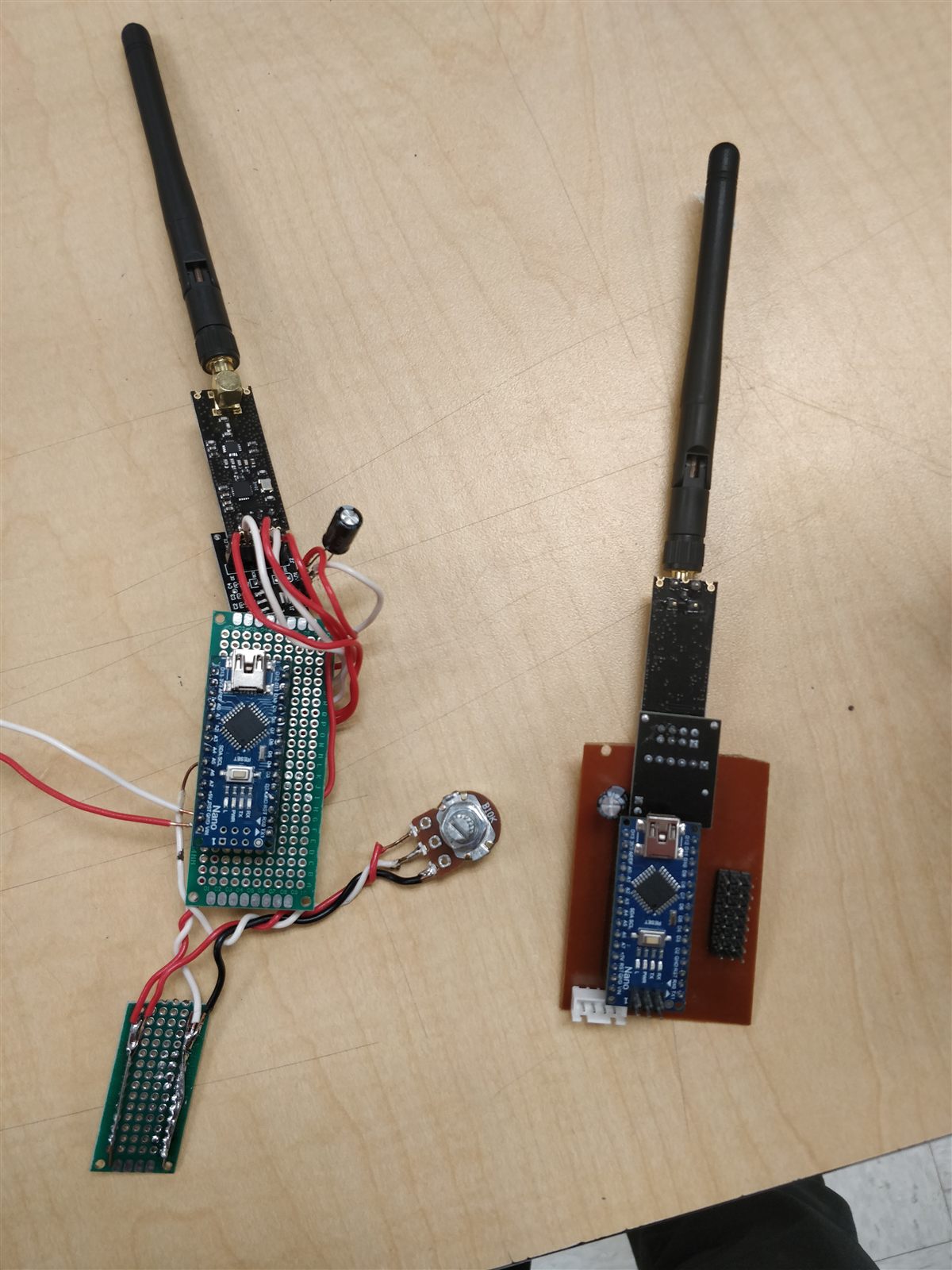 Controller electronics being tested